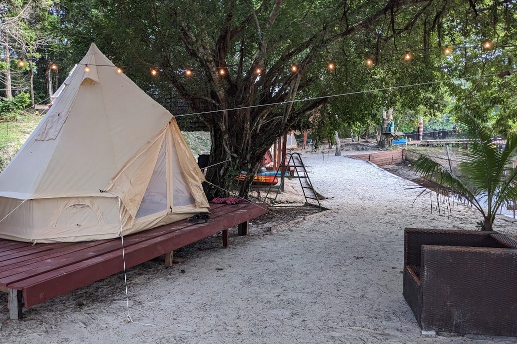 Glamping tent